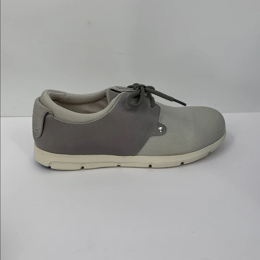 Birkenstock Minot sneaker shoe lace-up comfort gray off white wineb new 38 7